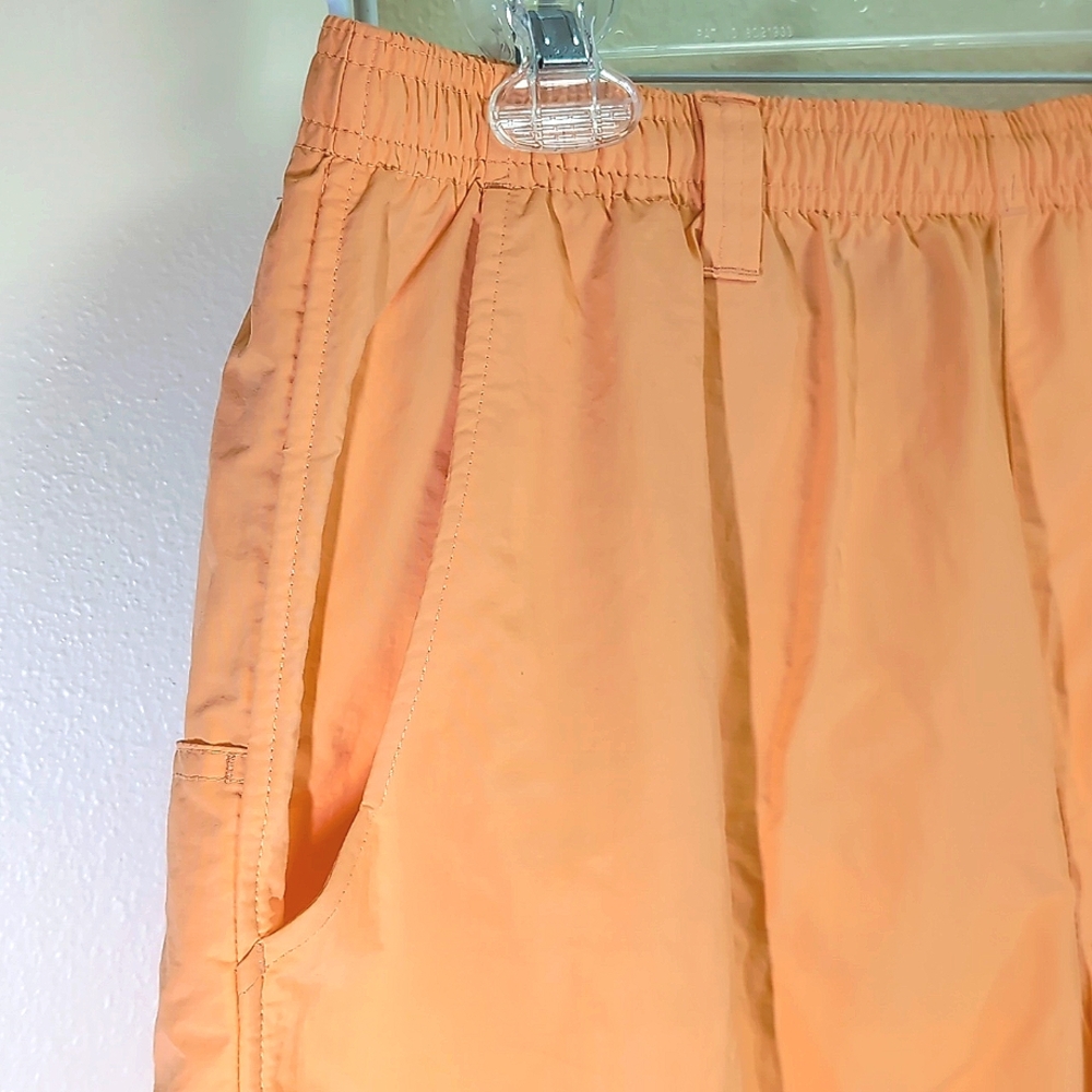 Columbia PFG MED Peach Omni Shade Lined Multi Pockets Men's Water Shorts Trunks - Picture 4 of 12